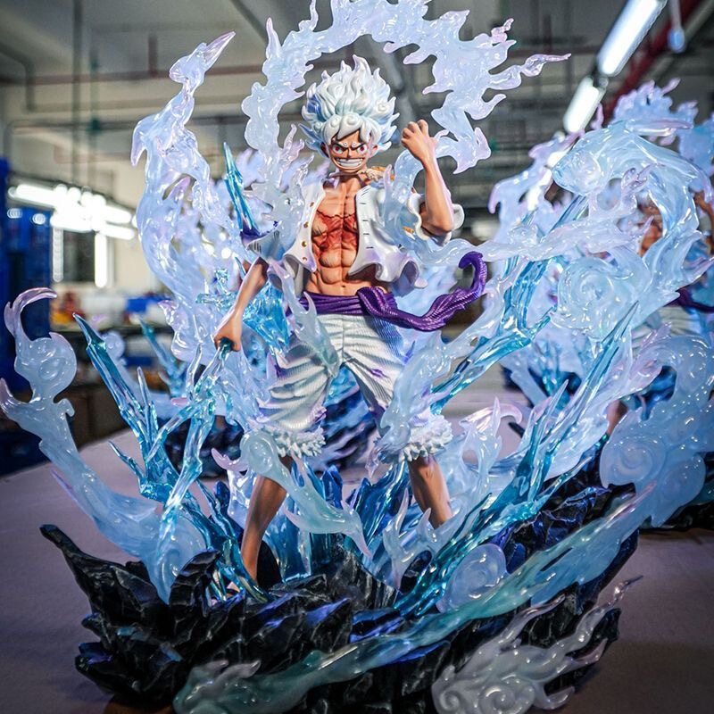 One Piece Jt Explosive Nika Luffy Iron Curtain Series Anime Character Single Special Effects Scene Ornament One Piece Jt Explosive Nika Luffy Iron Curtain Series Anime Character Single Special Effects Scene Ornament