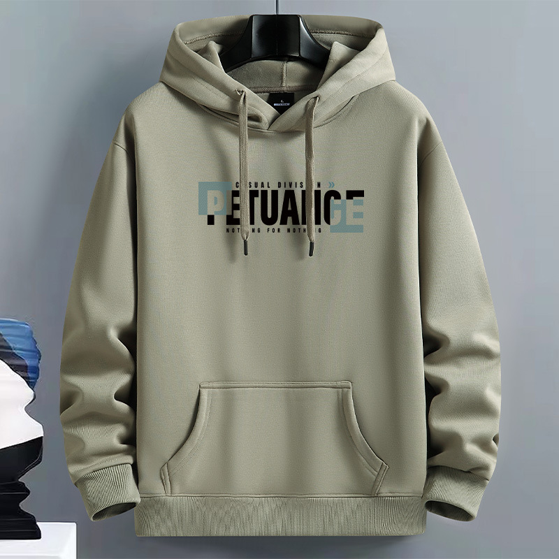 카키 [후드 스셔츠 플러스 벨벳] A740