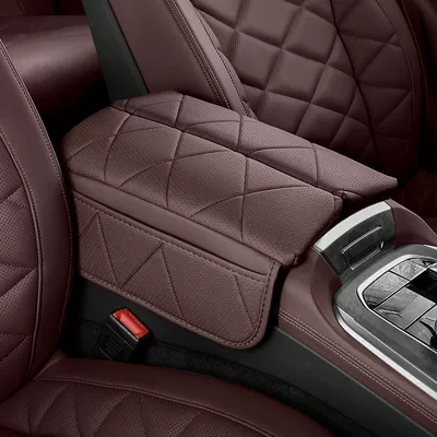 hU7 BMW X5L Armrest Box Armrest box pad - 19-24-x5domestic-x5l-mocha-brown