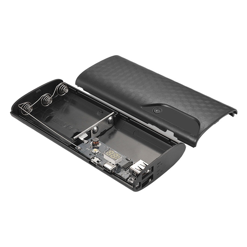 Transfronteriza de soldadura libre de 5-sección móvil Shell Kit Digital Display 18650 caja de la batería tesoro de carga de anidación de BRICOLAJE