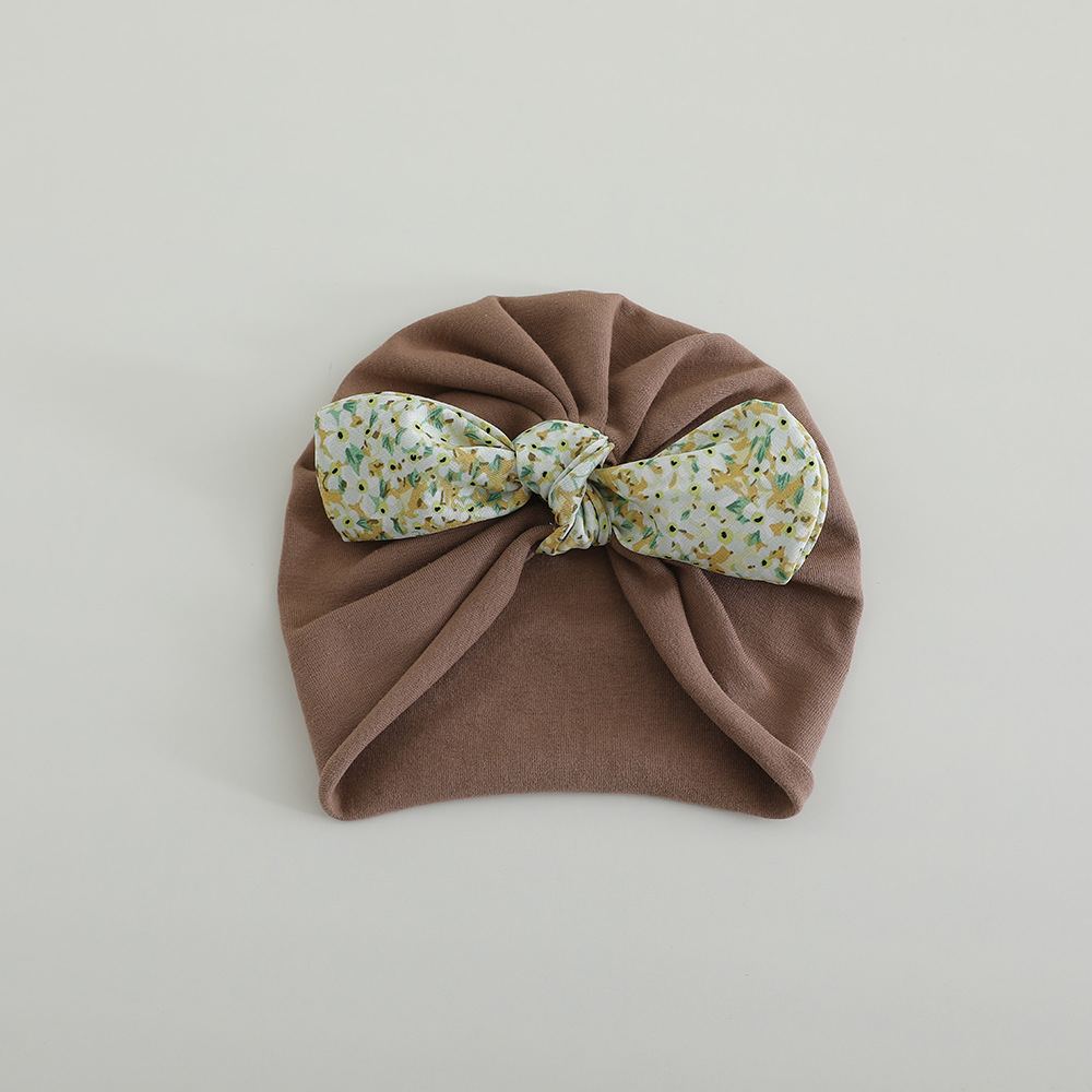 Sombrero de bebé primavera y otoño delgado sombrero de bebé indio encantador princesa bebé bebé