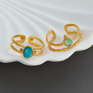 ���R�d����P��Ƕʯ�^�_�ڽ�ָŮ18k����ʽ�͹Ž�ָŮ����ɫ