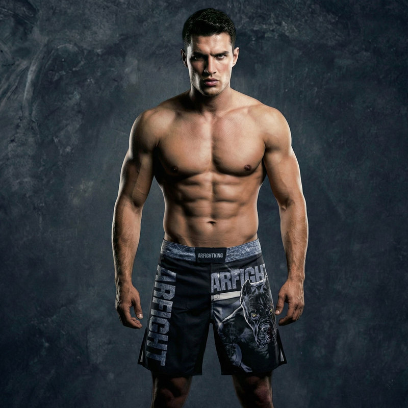 Rouhou MMA Fighting Professional Training Cool Shorts, Durable, Quick-Dry, Men's UFC Elastic Breathable Sports Shorts Rouhou MMA Fighting Professional Training Cool Shorts, Durable, Quick-Dry, Men's UFC Elastic Breathable Sports Shorts