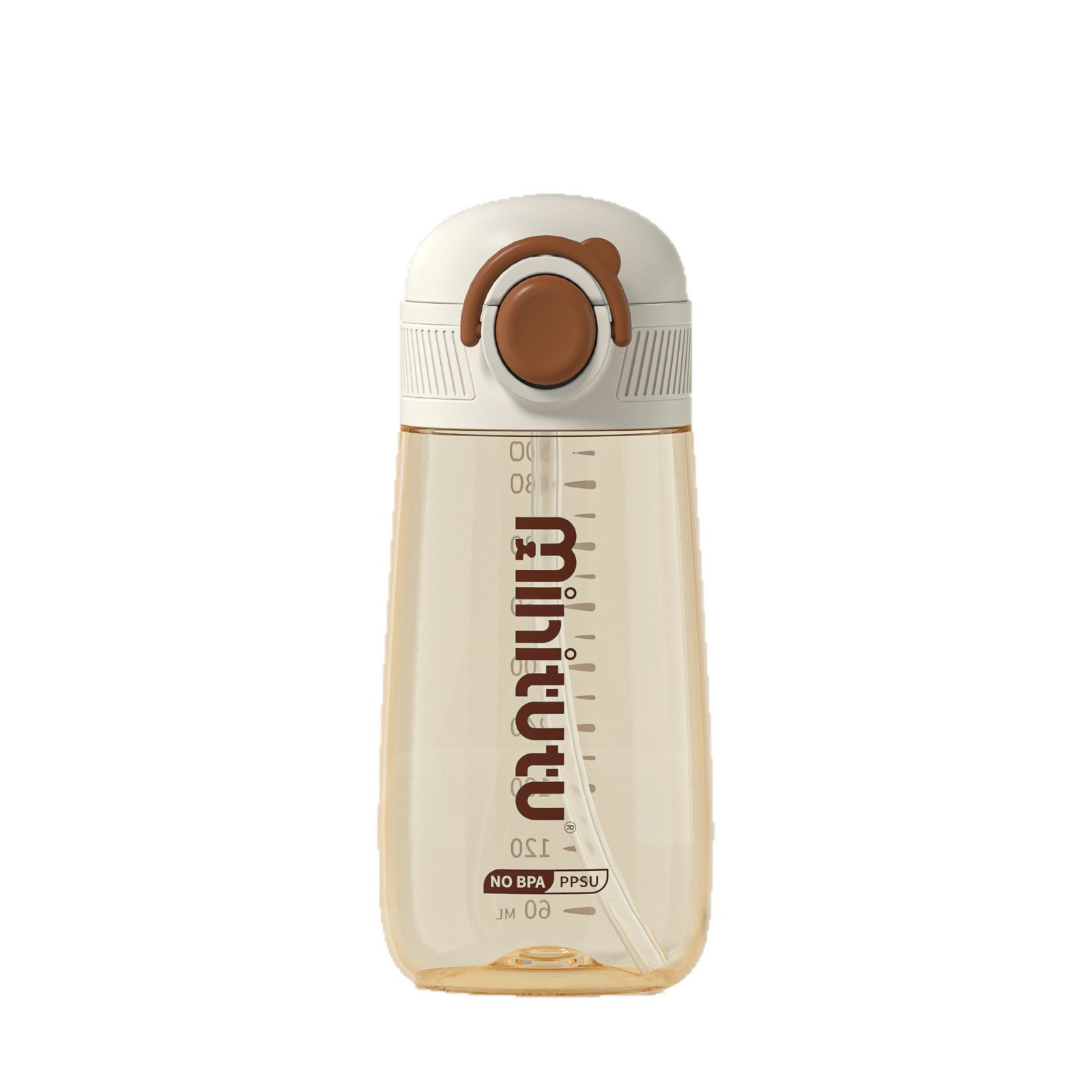 Minitutu niños taza de agua PPSU taza de bebida directa de alto valor facial especial para la escuela agua potable portátil de gran capacidad 500mL image 5