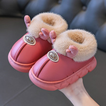 冬季2025儿童棉鞋男女童卡通可爱1-9岁居家室内防滑保暖防水棉鞋