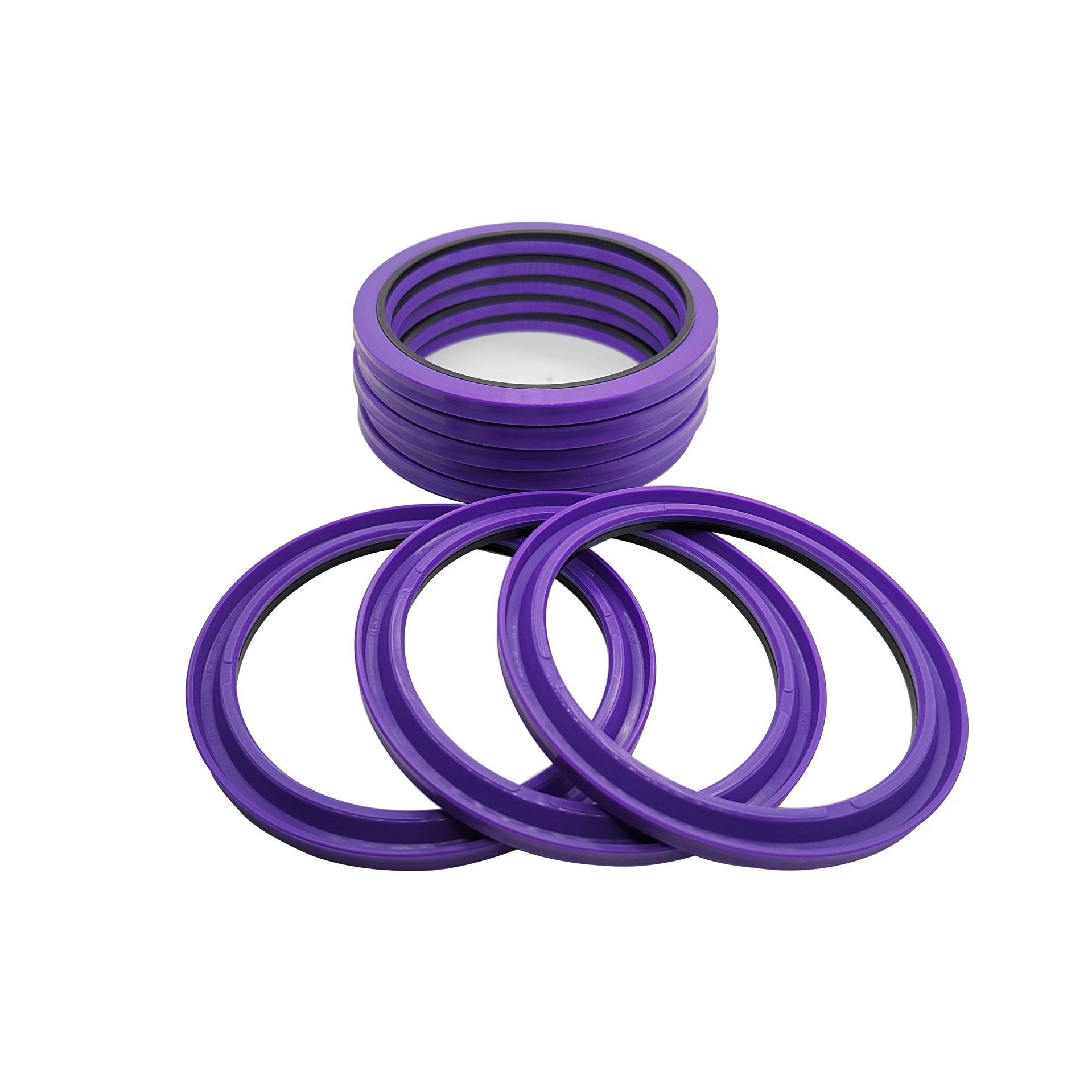 高强度液压缓冲环HBY活塞杆密封往复运动使用密封件 POM+PU材质