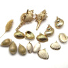 Conch shell DIY jewelry accessories gold -plated conch crafts pendant cross -border supply Cross -border Phnom Penh shell