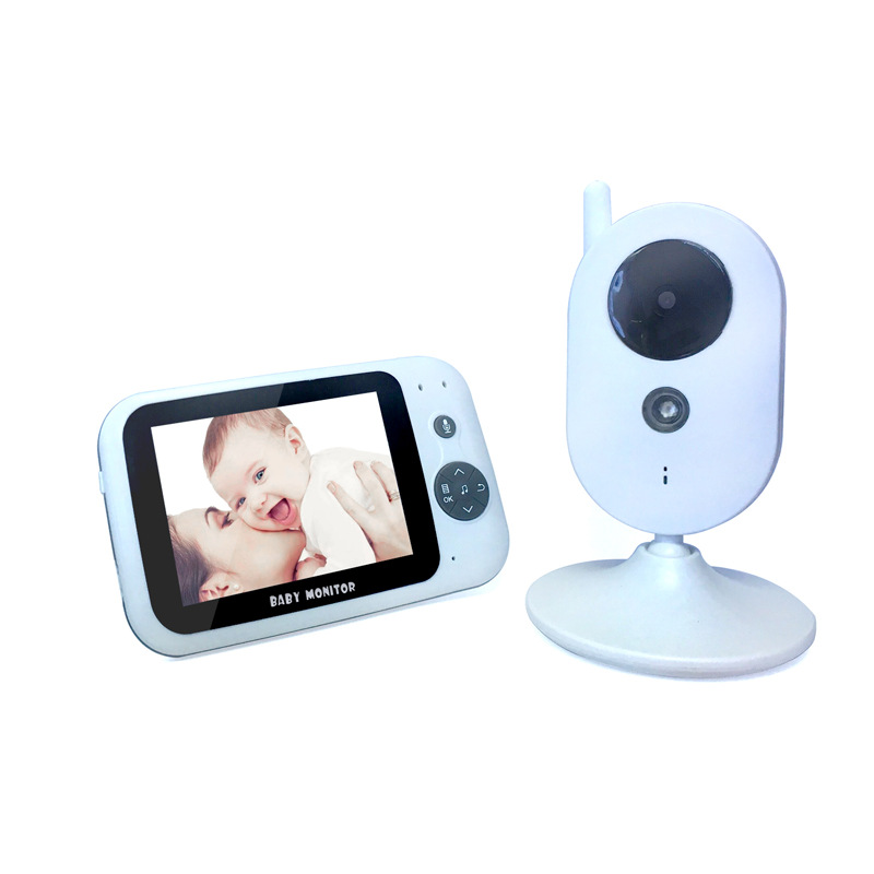 婴儿监视器无线智能家庭安全摄像头婴儿睡眠视频看护器对讲摇篮曲