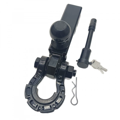 Best-selling cross-border direct-supply aluminum Other Car Modifications - black-8t-shackle-3-hole-black-aluminum-alloy-trailer-arm-ball-lock