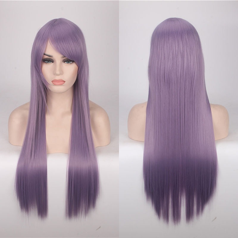 Party, Stage, Cosplay Occasion Men's Elegant Party Stage Cosplay High Temperature Wire Side Fringe Straight Hair Wigs