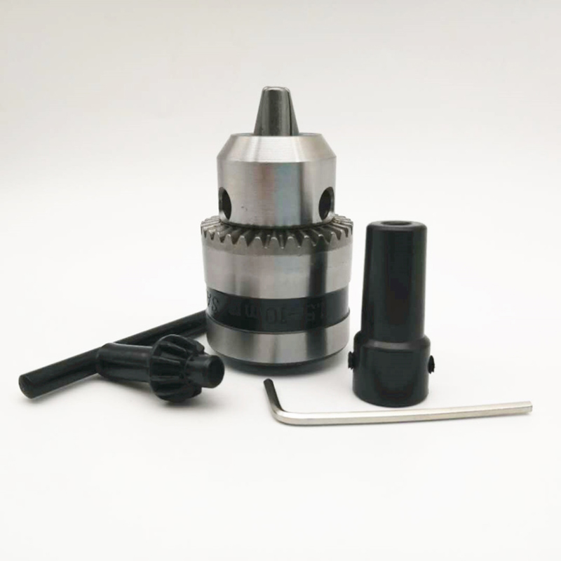 B12 pinza de precisión 1.5-10mm taladro eléctrico pinza taladro de mesa taladro de mano varilla de conexión conjunto de eje de adaptador 6.35 / 11