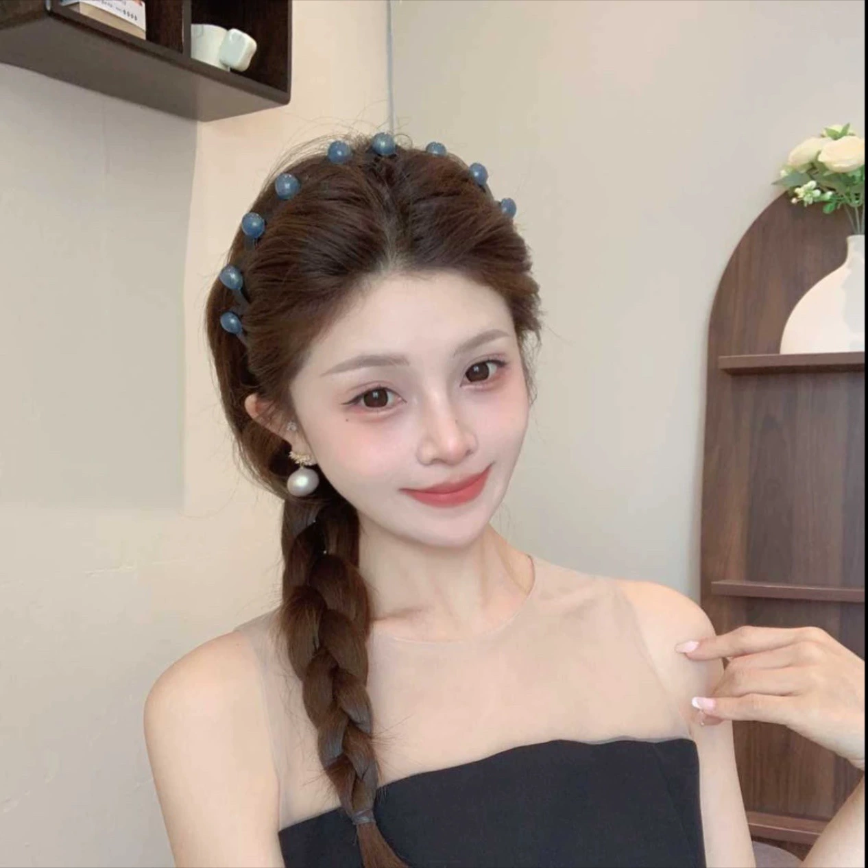 Wavy non-slip headband, adds volume, high-quality style