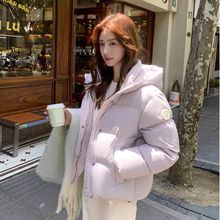 UNMUN云朵泡芙棉服女短款2025新款冬季超好看高级感面包服连帽外