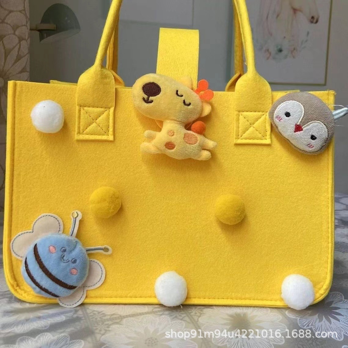 노랑 3 피스 세트