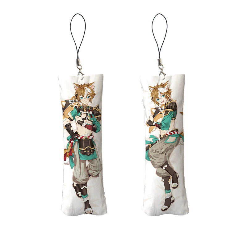 [小抱枕钥匙扣迷你挂件Mini Dakimakura魈钟离八重子书包挂件] → мини-подушка брелок ключей маленький подвесной брелок рюкзачок