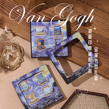 创意油画金属书签印象画框文创古典古风创意学生文具书页夹子礼物