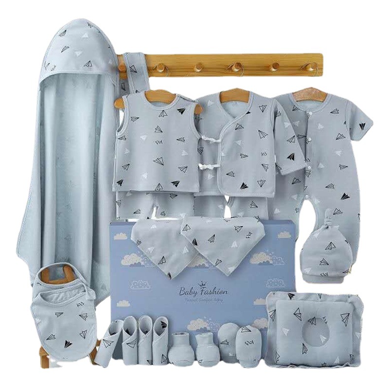 Autumn Newborn Gift Box Pure Cotton Clothes Set Full Moon Baby Gift Box Baby Supplies Newborn Infant Set