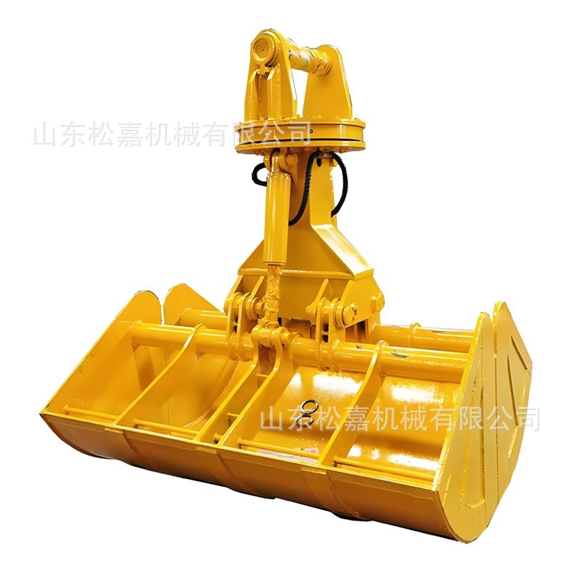 Excavadora giratoria concha bucket puerto muelle descarga de arena y carbón bucket de transporte tipo concha agarrador de limpieza de lodo agarrador de doble apertura