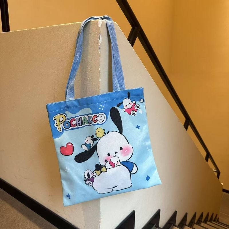 サンリオ日系かわいい漫画キャンバスハンドバッグ化粧バッグ女の子ショルダーバッグ学生|undefined