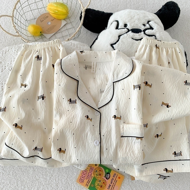 Yunduo cotton-j2843 # Striped dog / M code [recommended 37.5-50kg ]