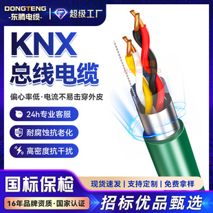 Dongteng Knx Bus Cable Eib Master Control Cable Bus-Eib2X2X0.8 Home Smart Switch Control Wire