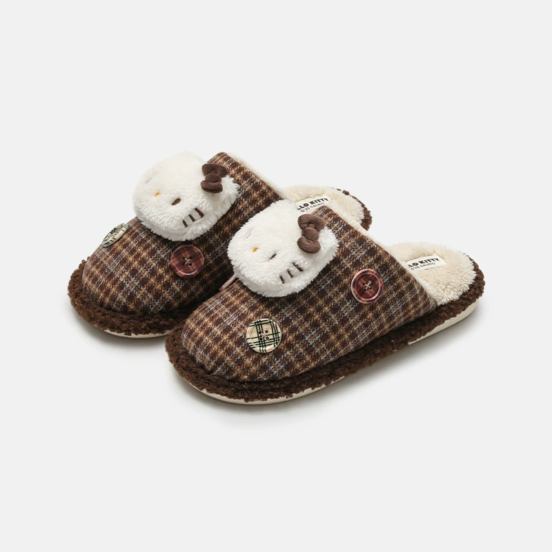 Winter slippers, plush warm lining, TPR sole, EU sizes 36–41