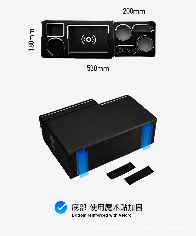 Suitable for Fuel-Powered Vehicle Models Modified to Include a Central Armrest Storage Box for the Stepwgn 2010 Model
