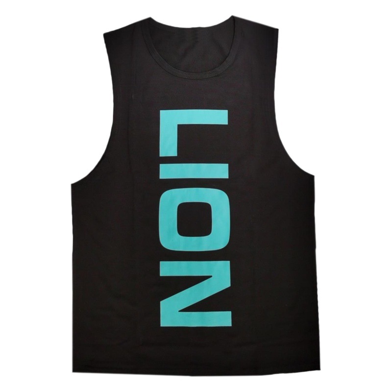 New Arrival Muscle Brother lion Printed Vest Men's All Cotton Moisture Absorption and Sweat-wicking Basketball Running Training Top Trendy Hurdle