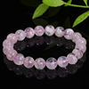 Organic jewelry, ghost crystal bracelet, round beads, bead bracelet, with snowflakes, wholesale