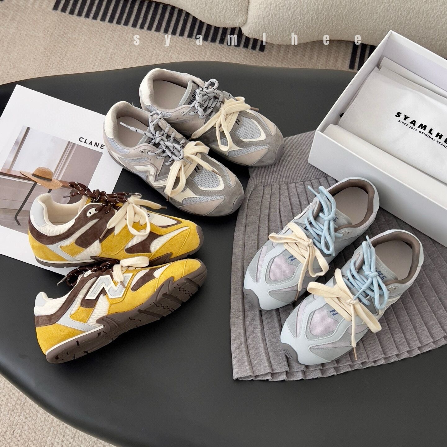 Double-Strap Flat German Training Shoes for Women, 2025 Spring Model, Versatile Letter Design, Soft Sole, Casual Sports Shoes