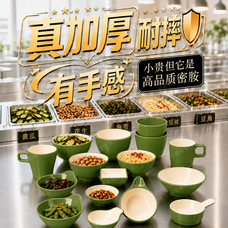 Small bowl of melamine tableware commercial restaurant small bowl of hot pot barbecue restaurant seasoning dish dip dish restaurant tea cup