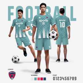 2025年足球比赛儿童训练服套装数码定制速干透气成人套件