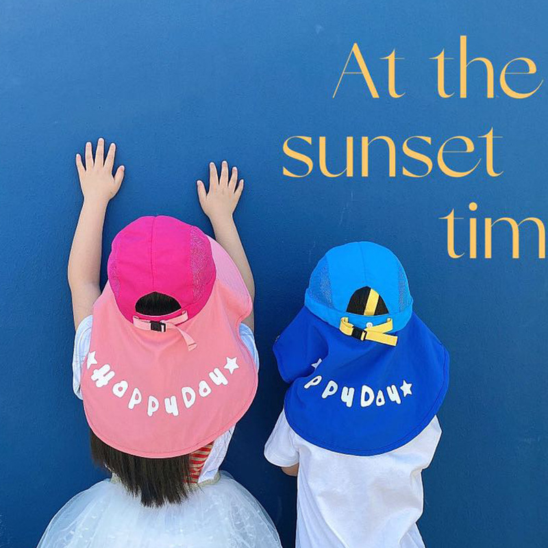 Autumn South Children's Sun Hat Summer Thin Beach Sunshade Hat for Boys and Girls Fisherman Hat Baby Sun Hat