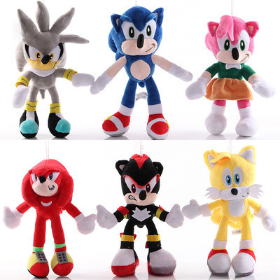 New Sonic the Hedgehog Tails Nack Plush Toy, Super Sonic, Children's Gift