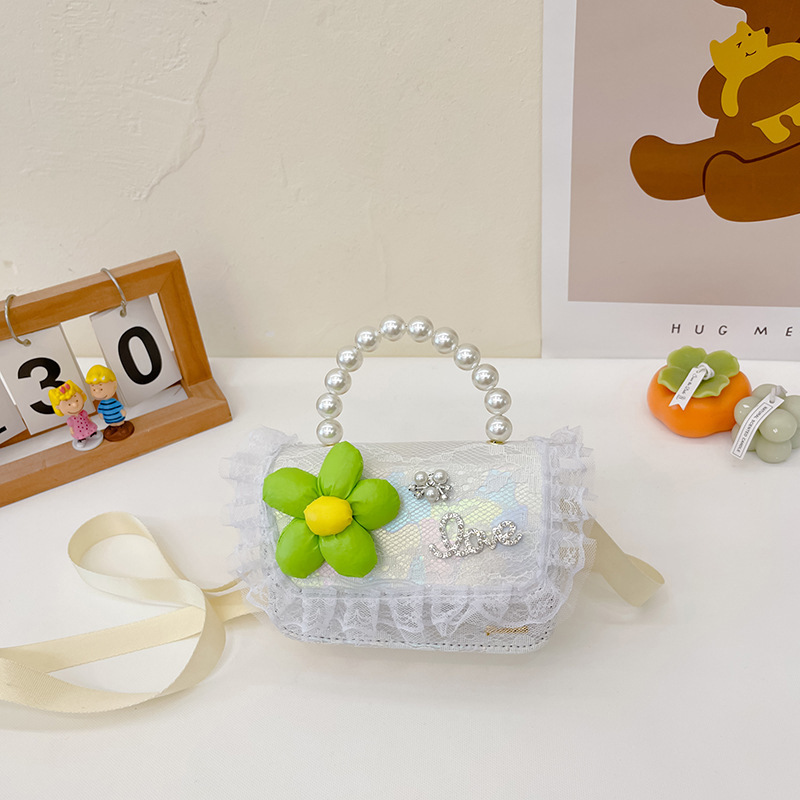 Girasol bolso del mensajero de los niños moda occidental princesa estilo coreano niña linda bebé 2022 monedero