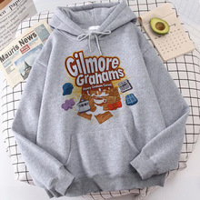 Women Mange Graphic Sweatshirt Gilmore Girls Y2k Hoodies Kaw