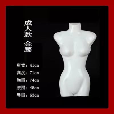 Modelo de ropa A18 accesorios de busto femenino niños plástico modelo masculino de ropa estante de exhibición colgando maniquí mural