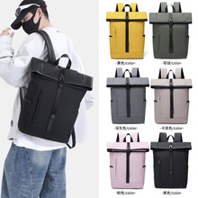 跨境货源新款双肩背包大学生电脑包轻便大容量中性双肩包防水泼