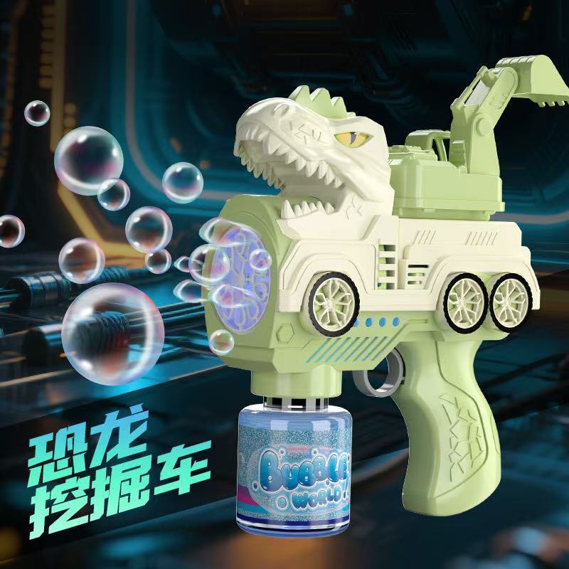全自動バブル吹き出し宇宙恐竜電動ハンドヘルドバブルガンおもちゃバブルマシンバブルスティック電動バブルマシン|undefined