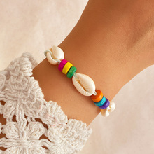 天然贝壳海螺手链diy项链女生饰品手工地摊货源夜市礼物特色手串