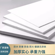 床板PVC塑料床板白色防虫阻燃实心板PP加厚工厂宿舍铁架床床板
