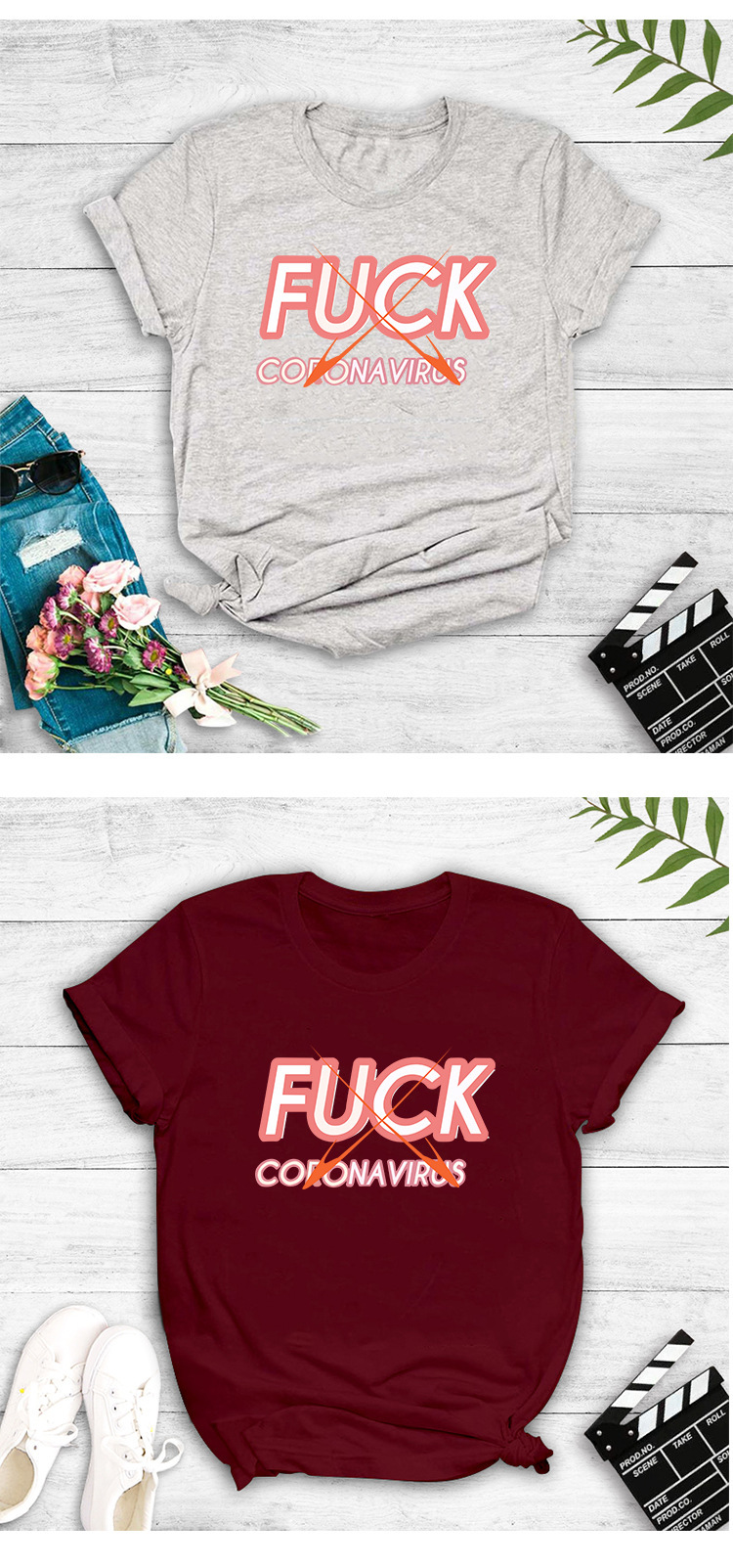 short-sleeved simple letter printing T-shirt NSYIC56427