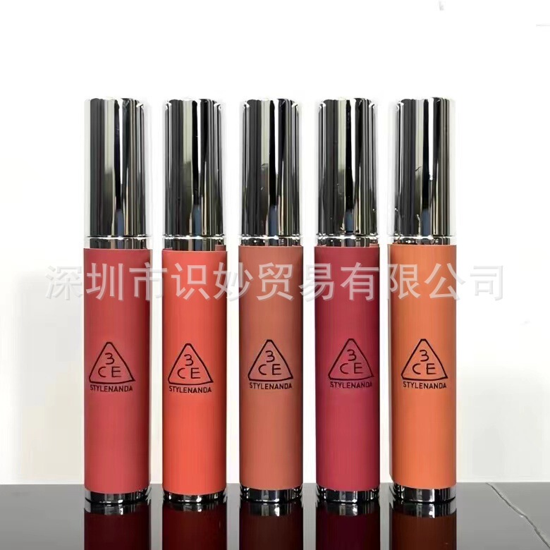 新品CE奶唇泥唇釉唇彩口红哑光铁锈棕女生丝绒口红枫糖肉桂色|undefined