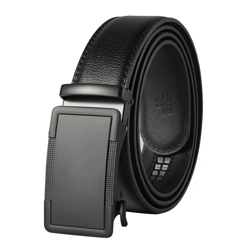 Leather belt, universal trousers, genuine leather, (Physicals)