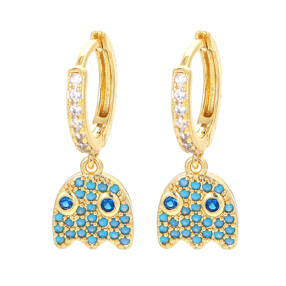 Unisex Gender Copper Plating Geometric Zircon