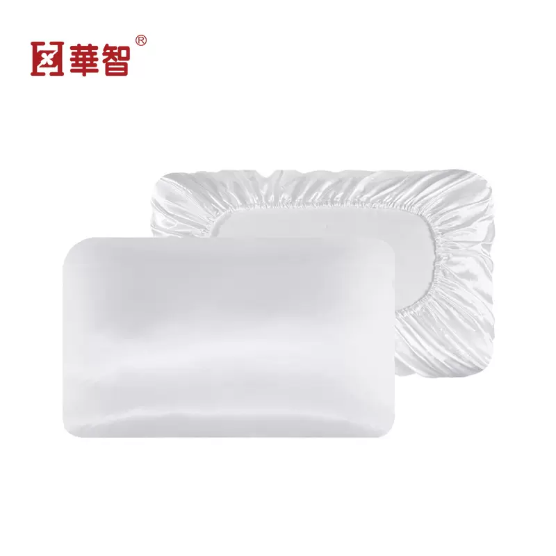 跨境外贸亚马逊纯色仿真丝枕套 pillowcase色丁枕头套信封枕批发