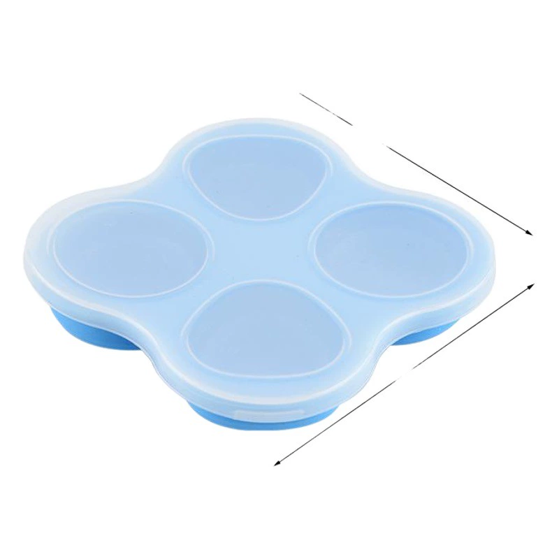 Прямая поставка с фабрики, бытовая силиконовая коробка для пищевых добавок с четырьмя отверстиями, холодильник, ящик для хранения закусок, морозильная камера, кухонные принадлежности