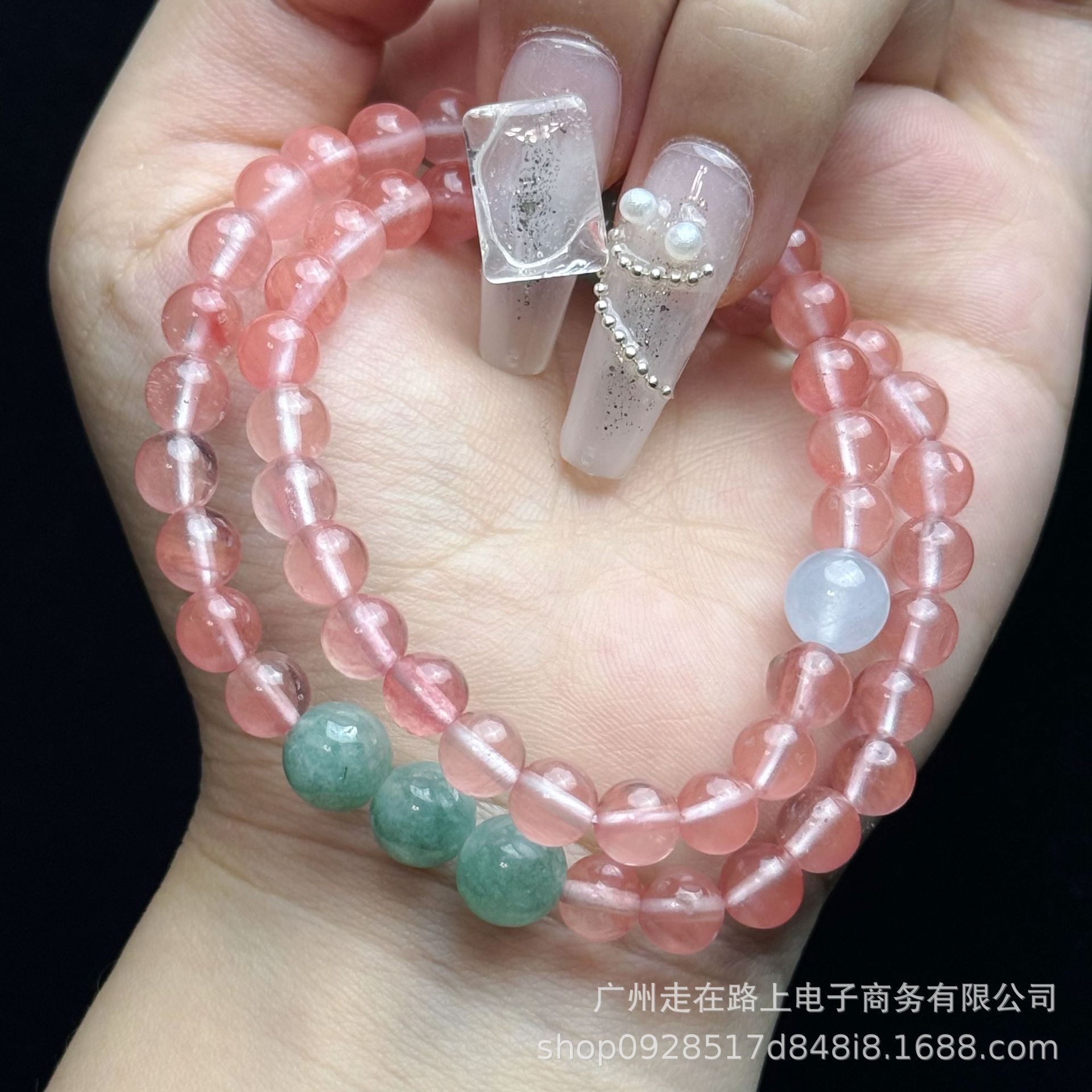 수박 크리스탈 더블서클 (6mm)