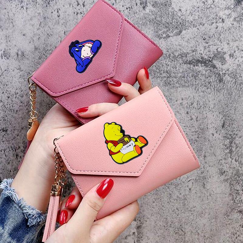 Winnie the Pooh Solid Color Tassel Coin Purse Aliexpress Wallet Cute Cartoon 70% off Thin Wallet Multi