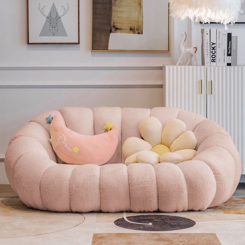 Sofá de calabaza de lujo ligero en línea pequeño dormitorio doméstico sala de estar perezosa encantadora doble sofá de tienda de tatami